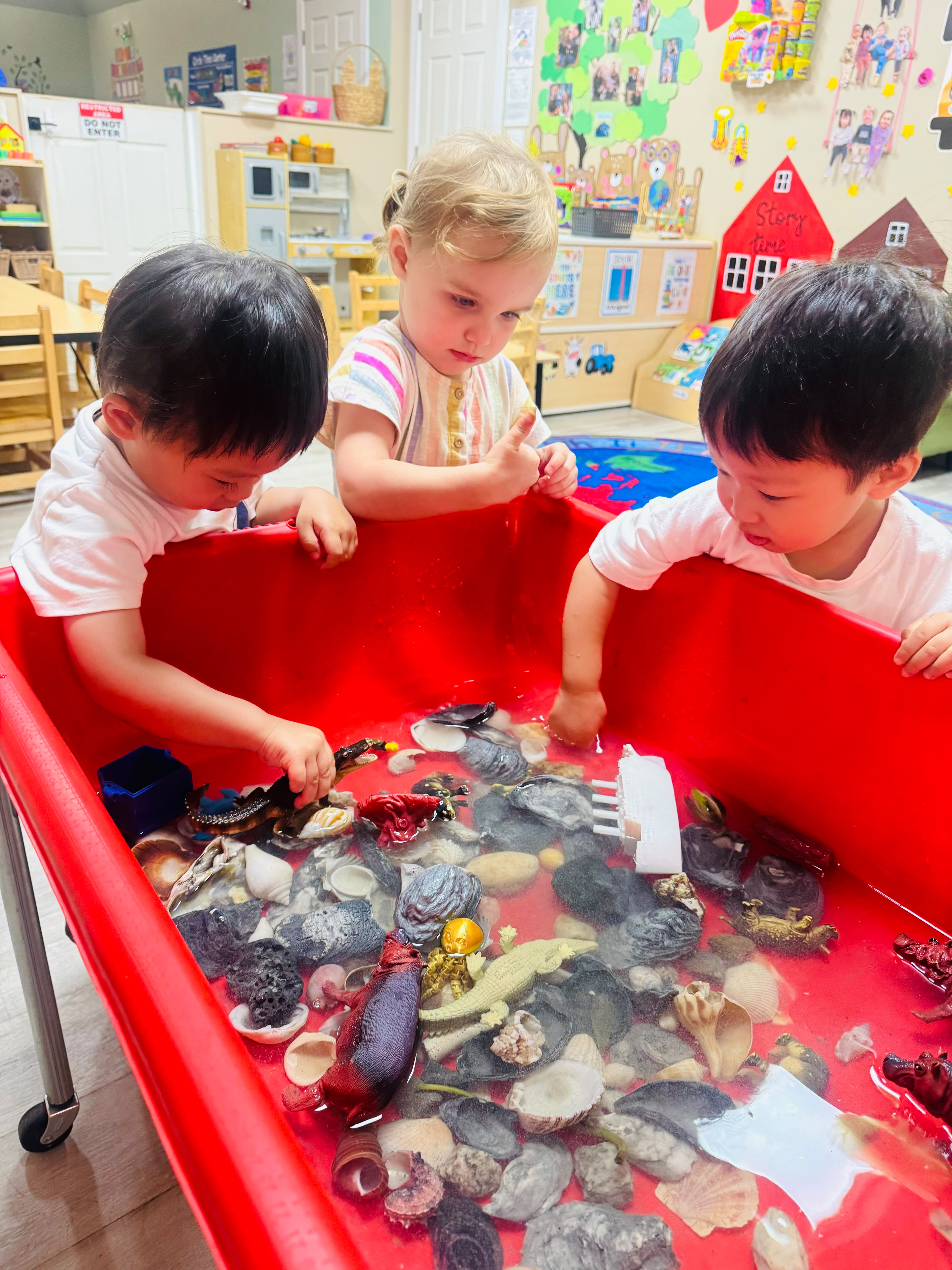 Toddler Program learning in action at Global Children School